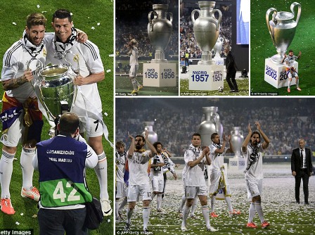 Pesta Kemenangan `La Decima` di Stadion Bernabeu
